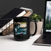 Keys And Strings Magic Black Glossy Mug - Beyond T-shirts